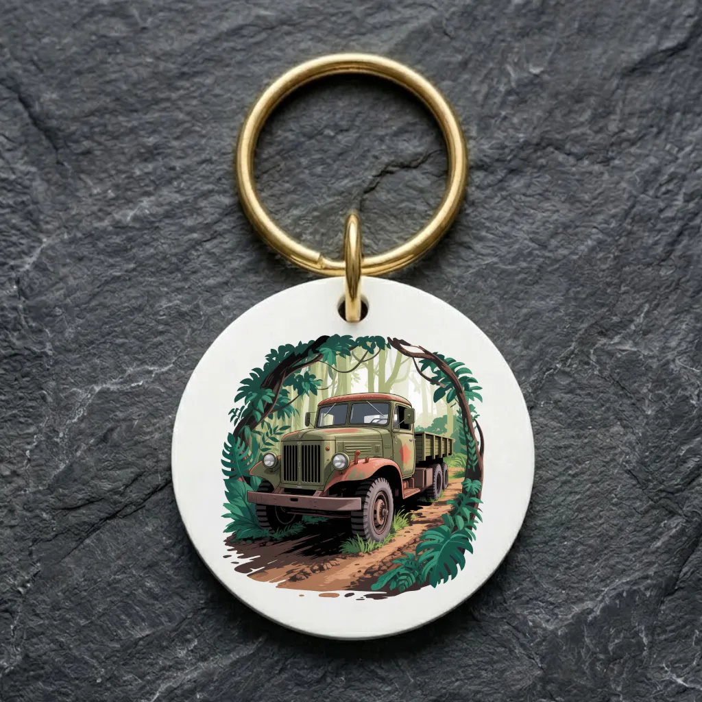 VU Le camion militaire dans la jungle.webp