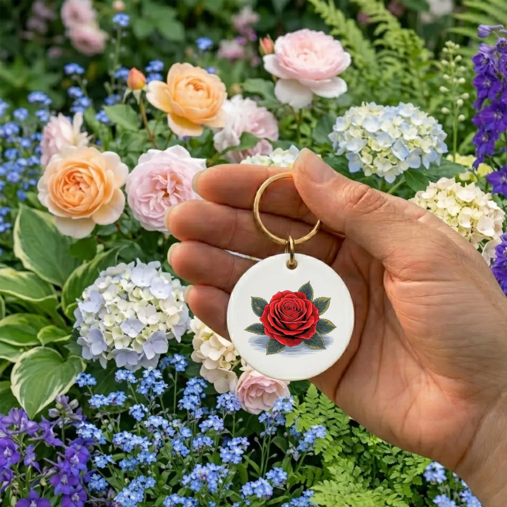 Rose rouge