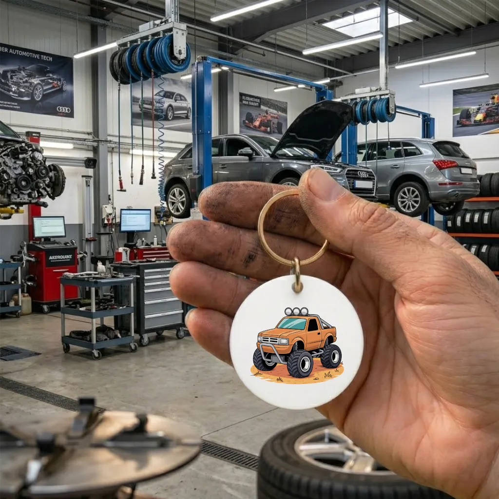 Monster truck orange